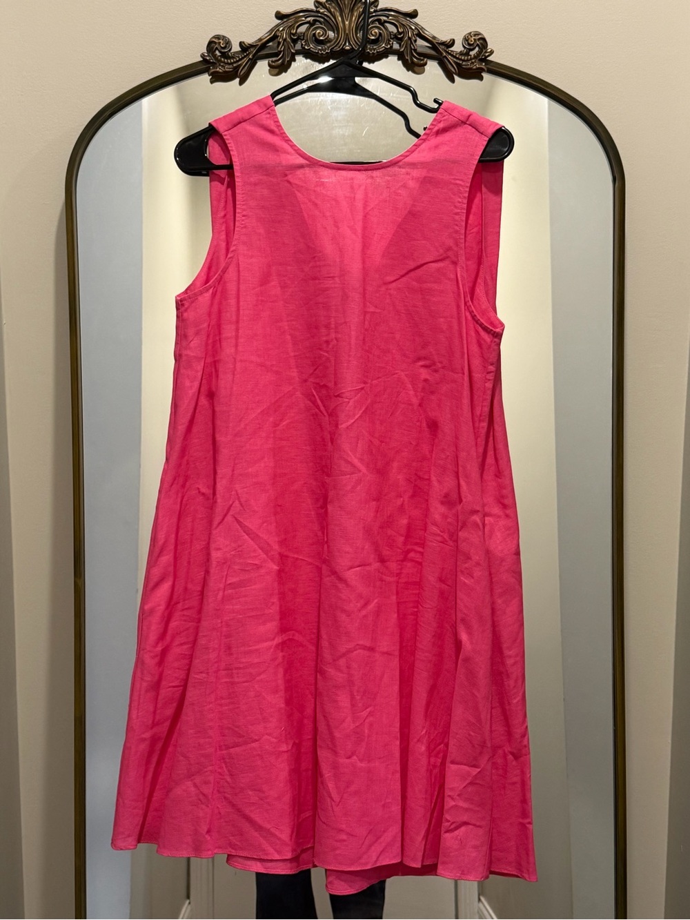 Gibson Latimer Bright Pink Sleeveless A-Line Dress